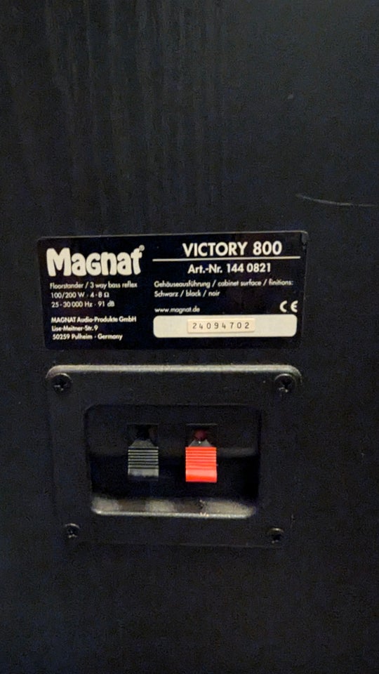 Højttaler, Magnat, Victory 800