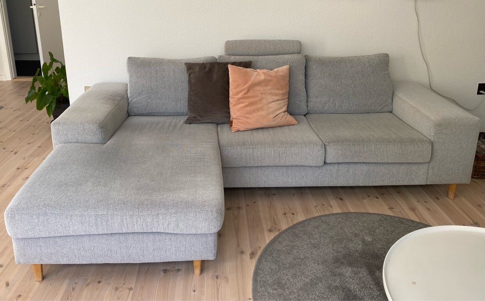 3 pers.sofa m. Højre chaiselong ,