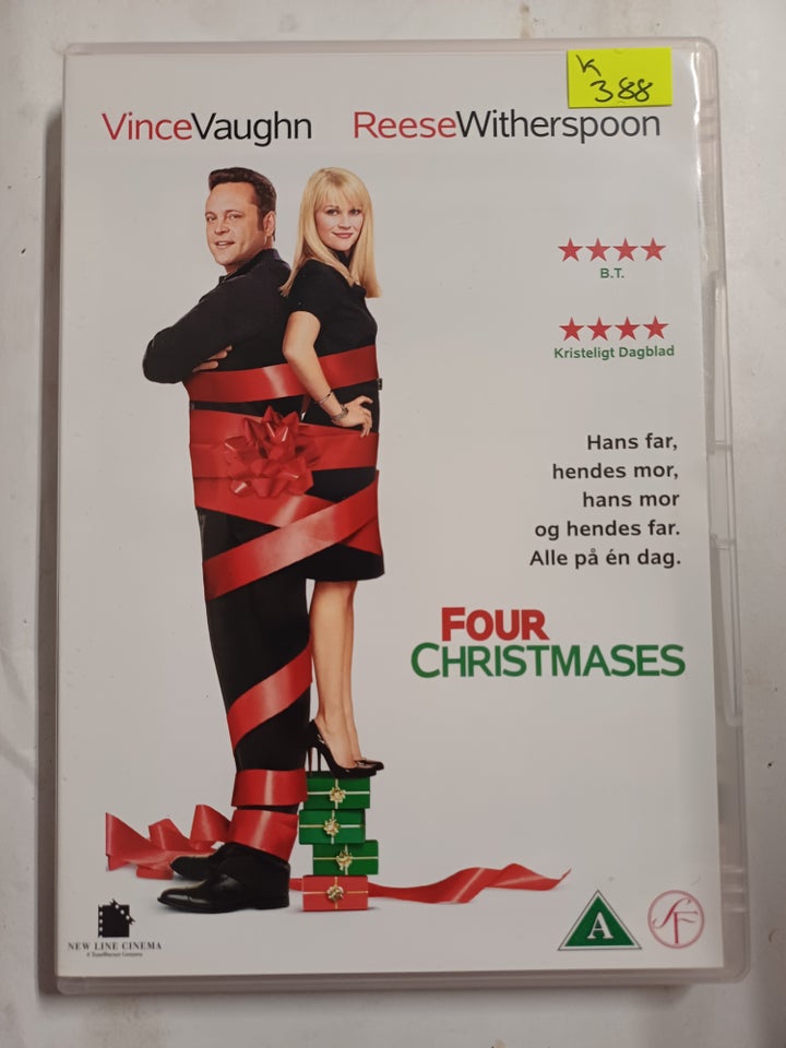 Four Christmases, DVD, komedie