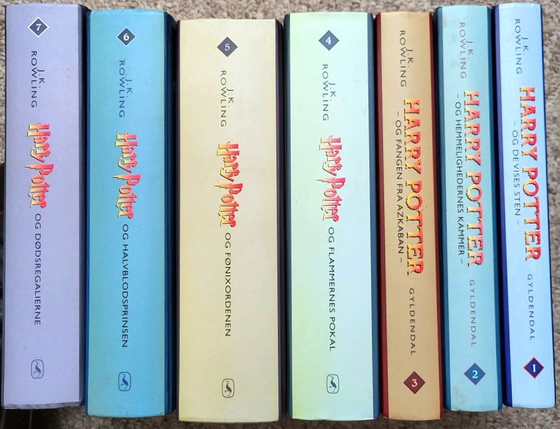 Harry Potter 1-7 komplet i