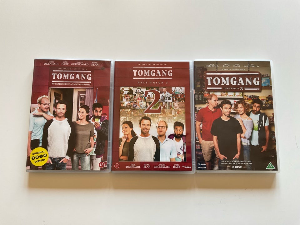 Tomgang, DVD, TV-serier