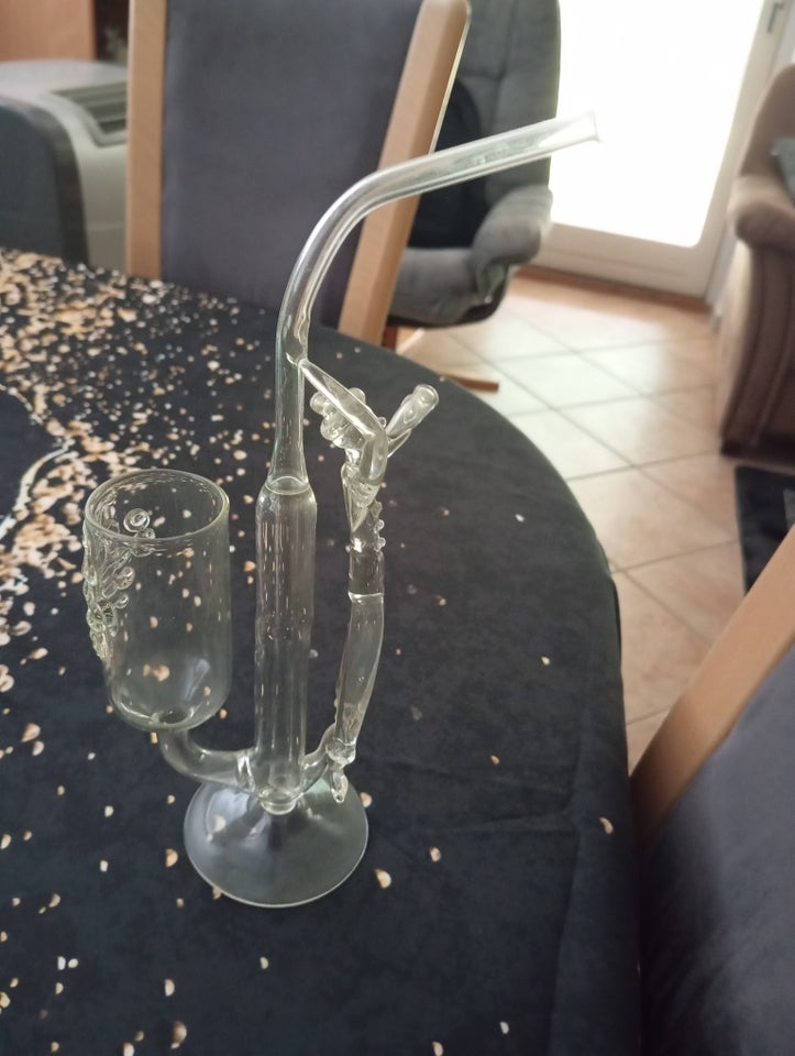 Glas Glas formet som en pibe