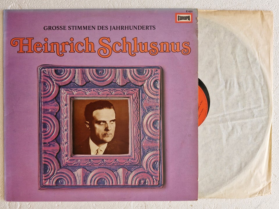 LP, Heinrich Schlusnus, lieder