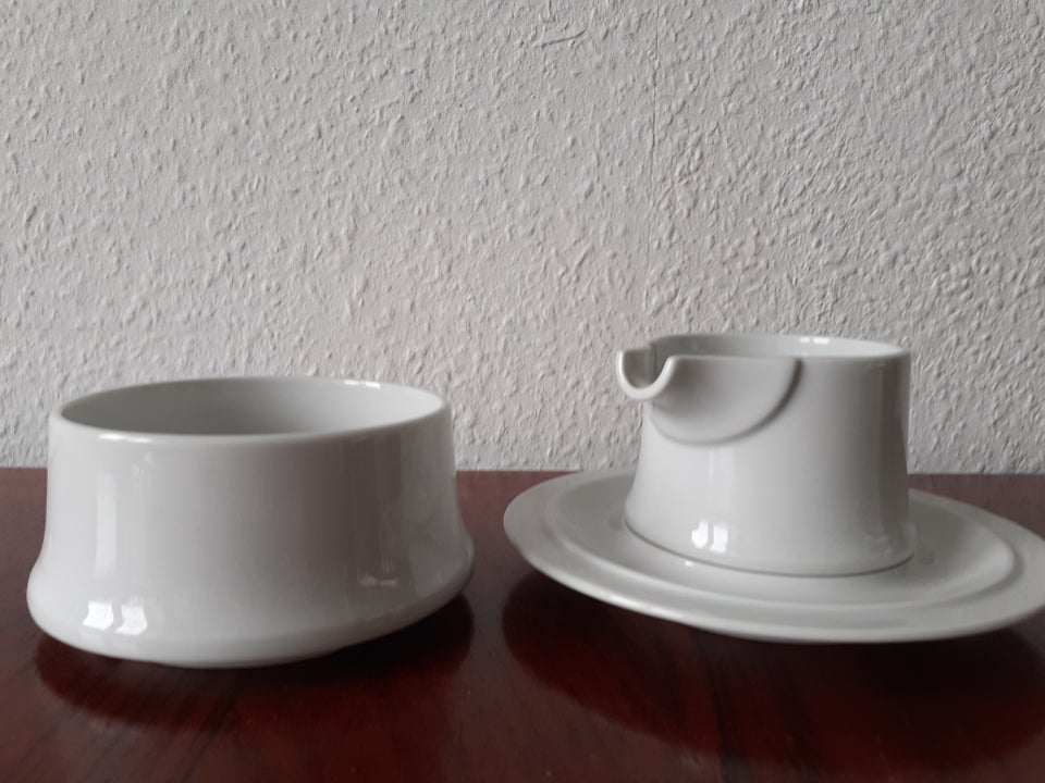 Porcelæn Retro Sukkerskål med