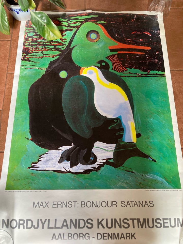 Plakat Max Ernst motiv: Bonjour
