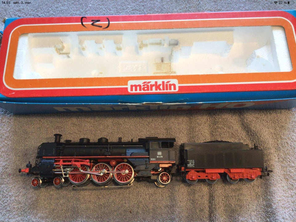 Modeltog, Märklin BR 18, skala Ho