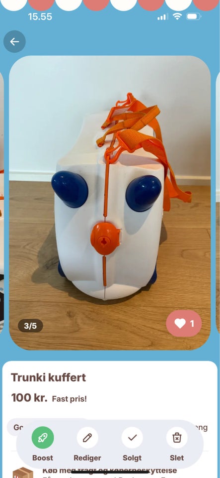 Børnekuffert, Trunki