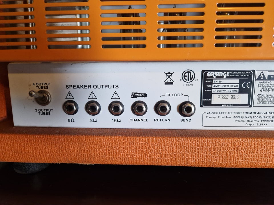 Guitaramplifier, Orange TH 30 Twin