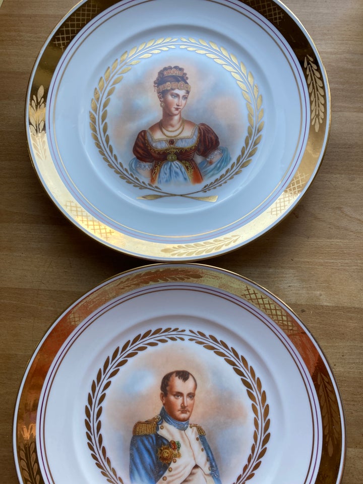 Napoleon og Josefine platter,