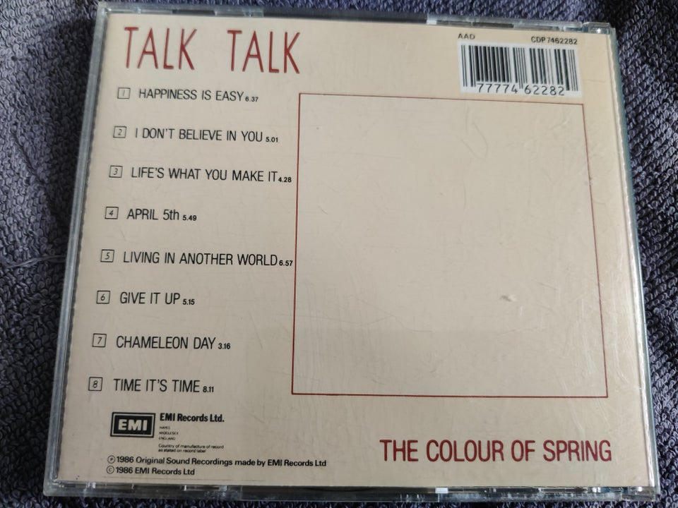 Talk Talk: Colour Of Spring, rock