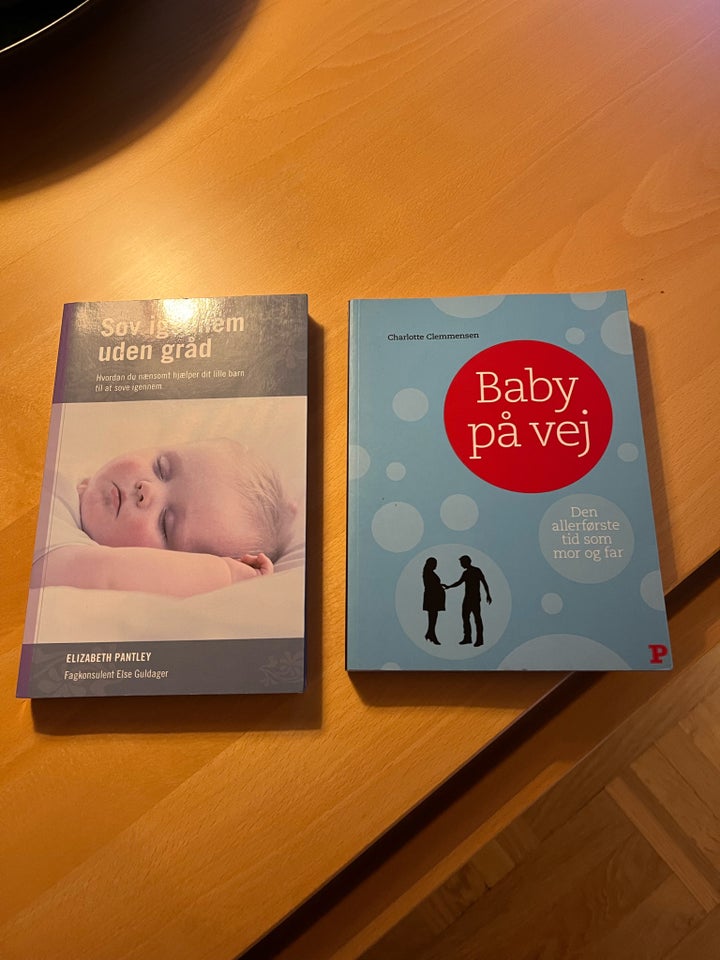 Baby på vej/sov igennem uden gråd,