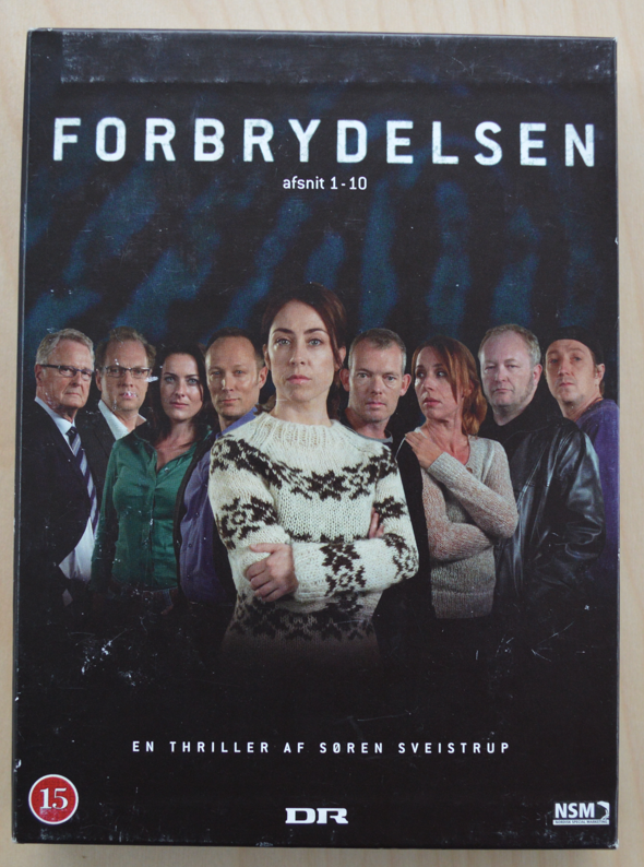 Forbrydelsen afsnit 1-10, DVD,