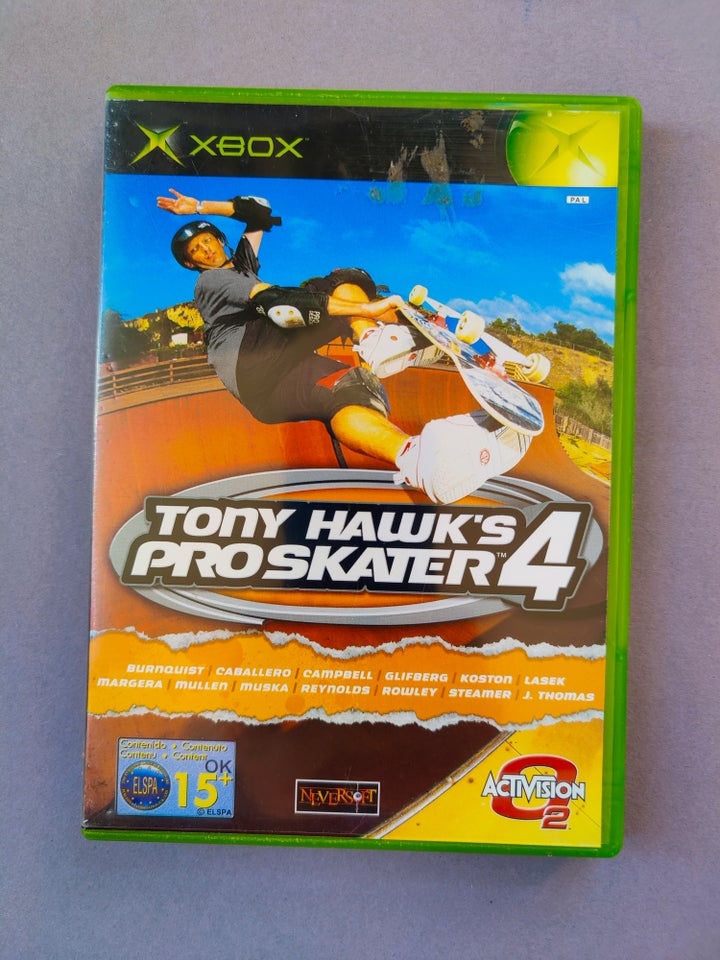 Tony Hawks Pro Skater 4, Xbox,