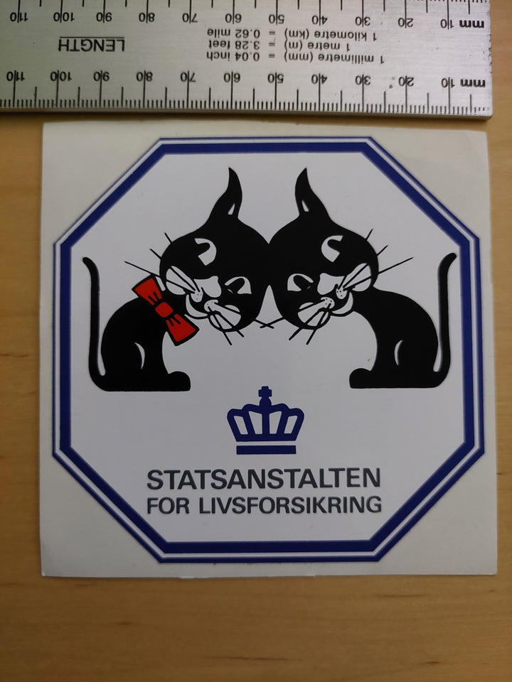 Klistermærker, Statsanstalten