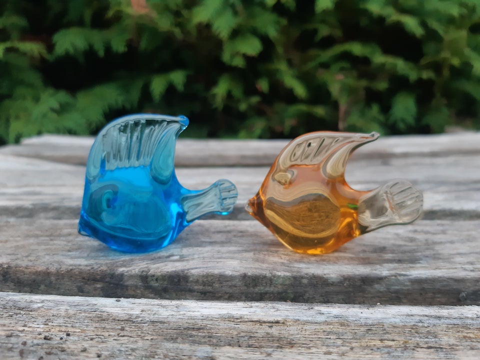 Glas, Små figurer: Små fisk, se