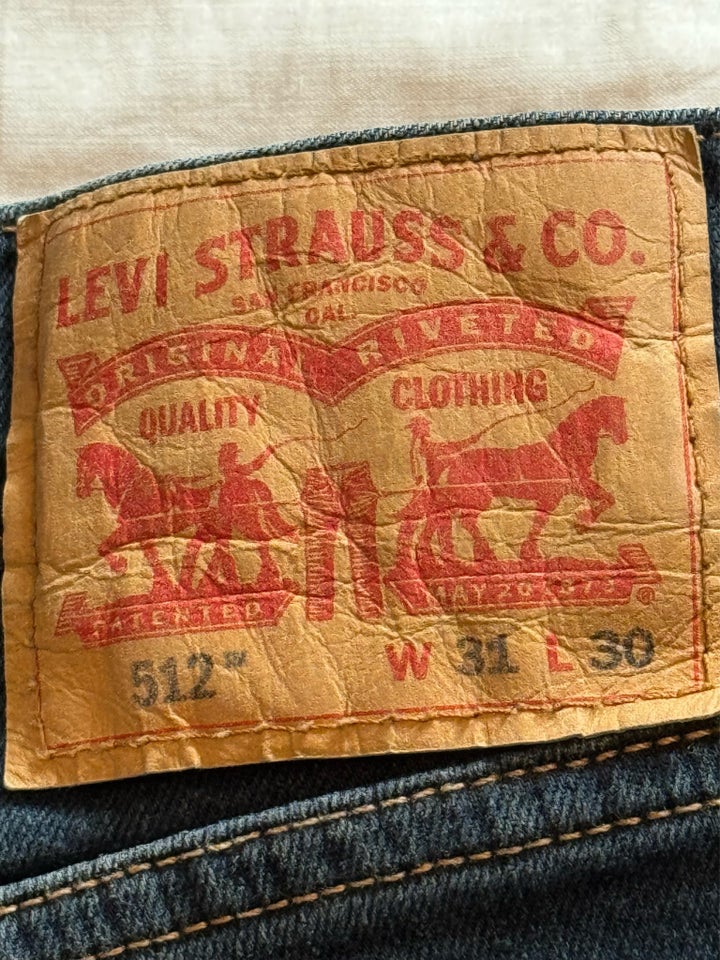 Jeans, Levis 512 str. 31/30, str. 31