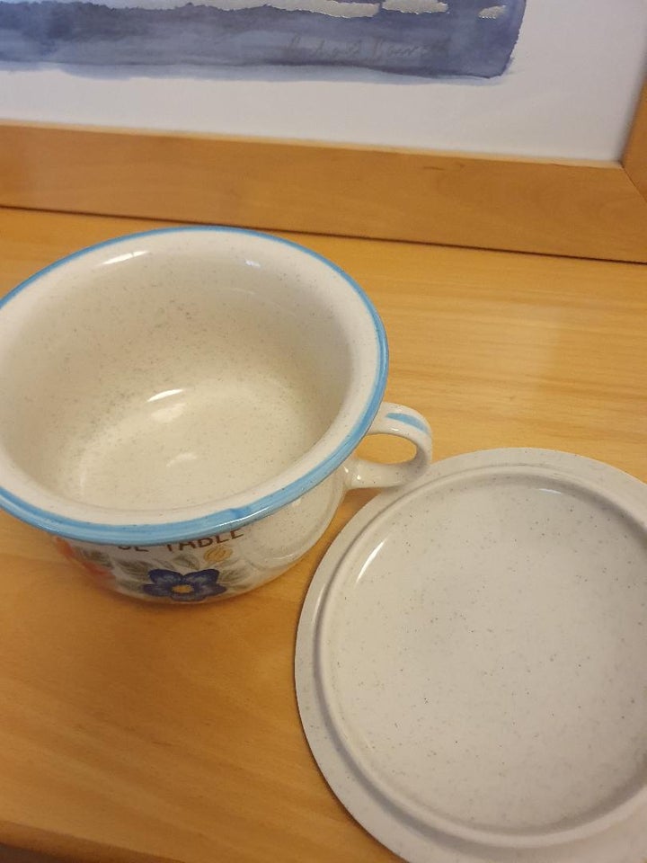 Porcelæn Koreansk skål med låg