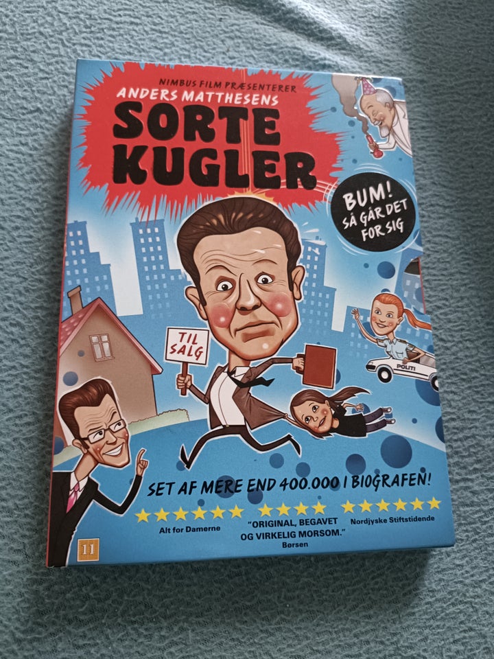 Sorte kugler, DVD, komedie