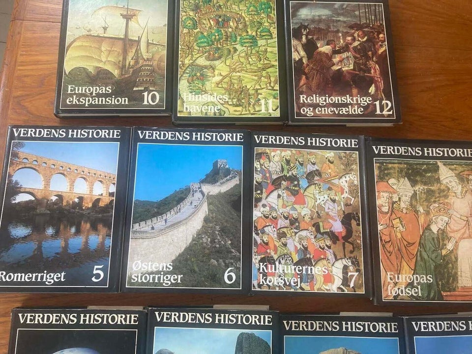 Verdens historie bøger serie 1-12,