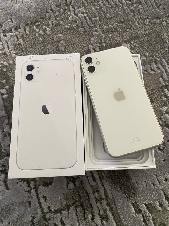 iPhone 11, 64 GB, hvid