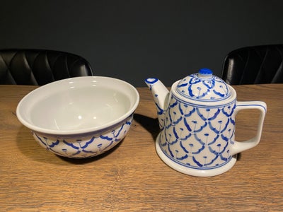 Porcelæn Tekande + skål