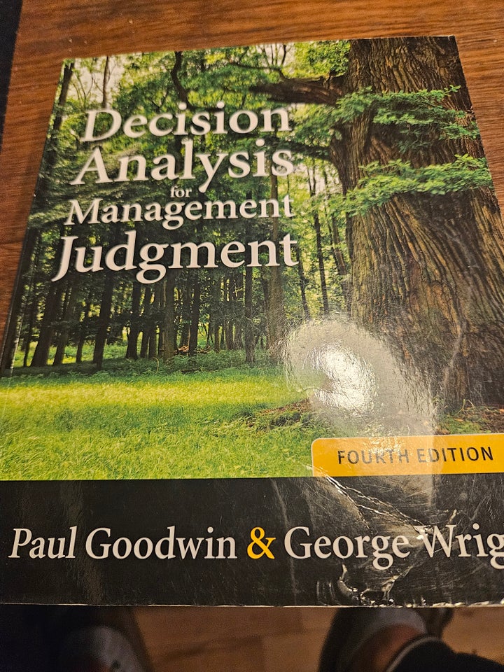 Decision analysis for management