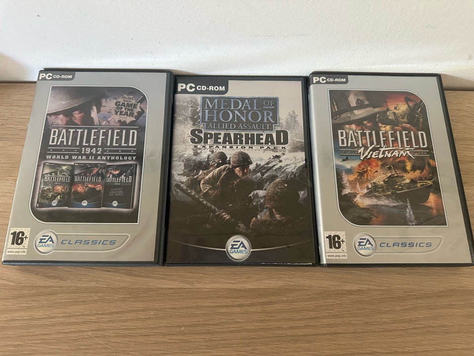 Battlefield og Medal of honor, til