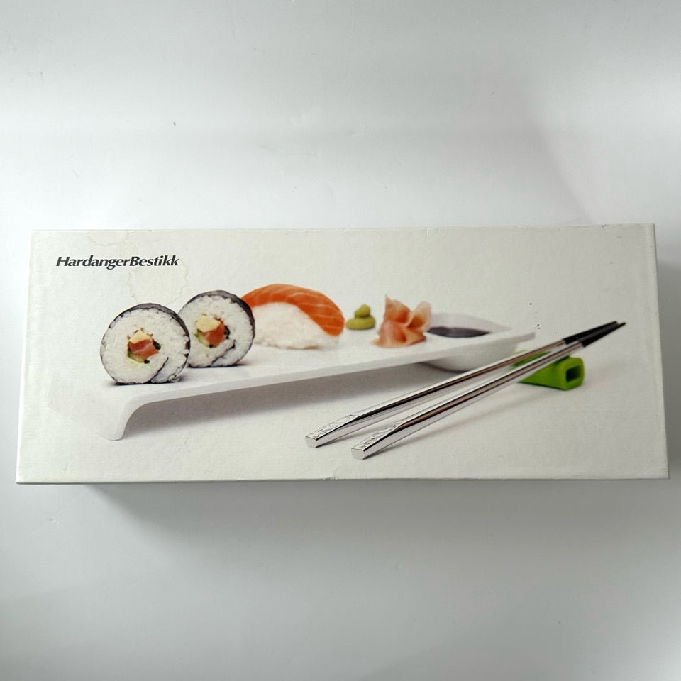 Rustfrit stål 2 sushi sæt 