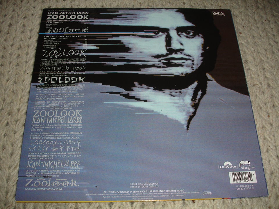 LP, Jean-Michel Jarre / Jean Michel