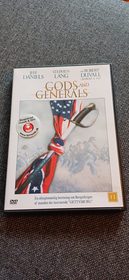 Gods and Generals, DVD, drama