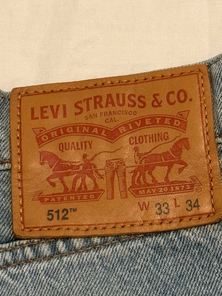 Jeans, Levis 512 str. 33/34 -