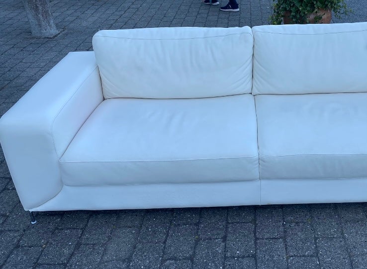 Sofa, læder, 3 pers.