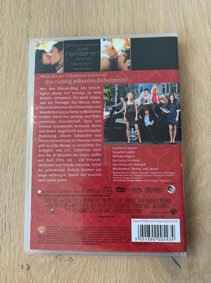 Gossip Girl - første sæson, DVD,