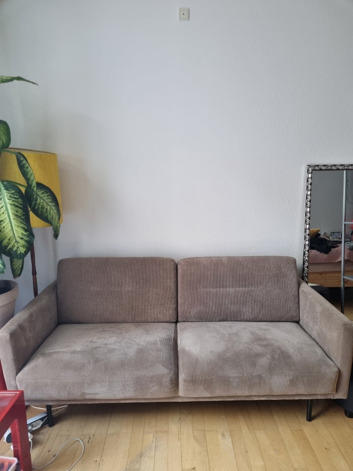 Sofa, fløjl, 2 pers.