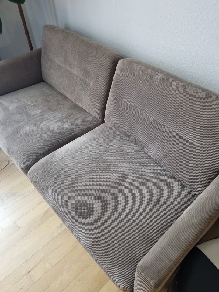 Sofa, fløjl, 2 pers.