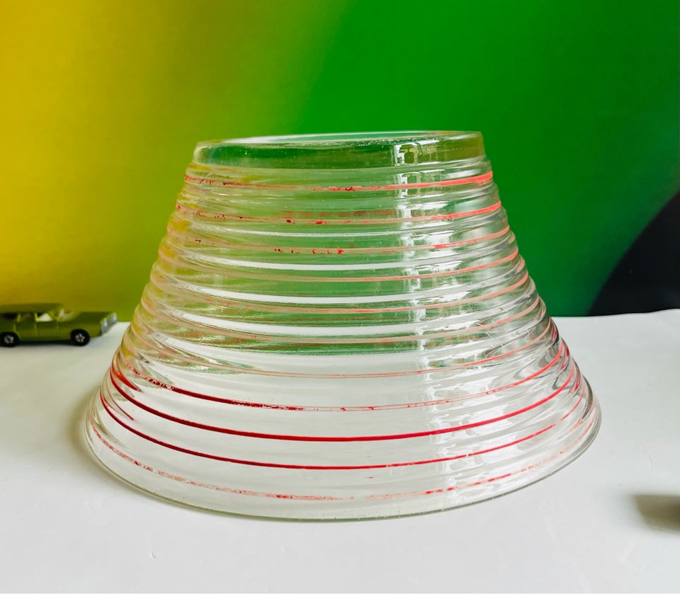 Glas Stor retro skål Vintage