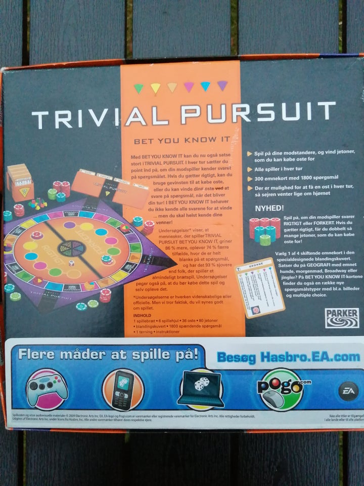 Trivial Pursuit Bet You Know It ,