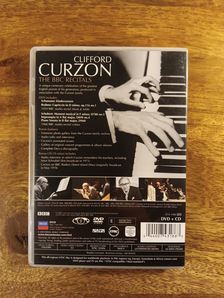 Clifford Curzon: The BBC Recitals,