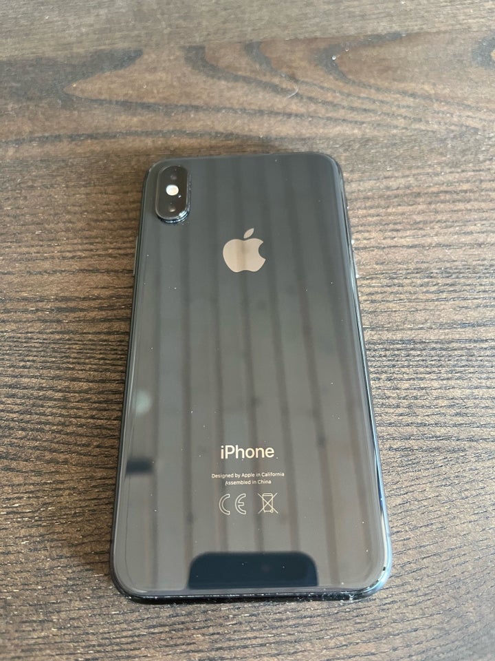 iPhone XS, 256 GB, sort