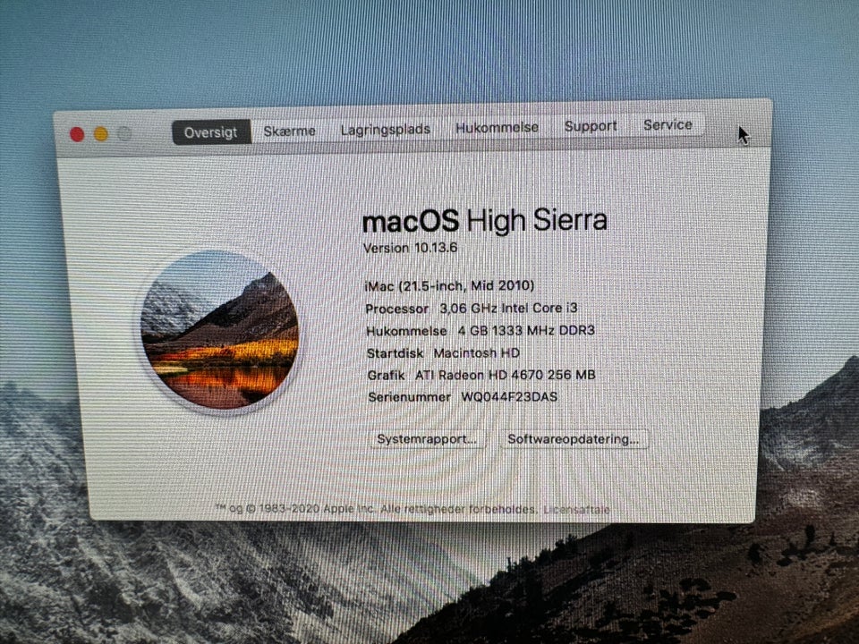 iMac 215 2010 306 GHz