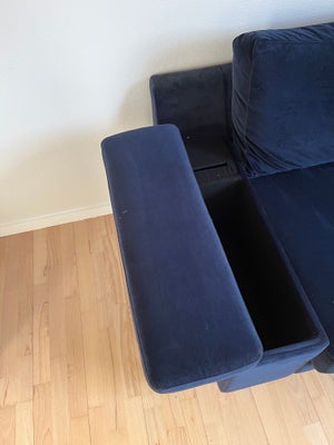 Sofa fløjl 3 pers