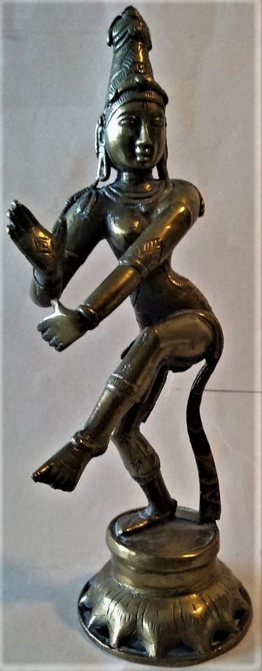 Orientalsk messingfigur