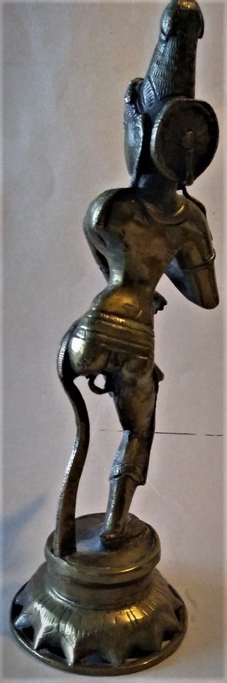 Orientalsk messingfigur