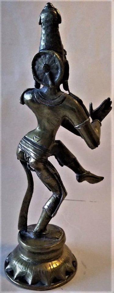 Orientalsk messingfigur