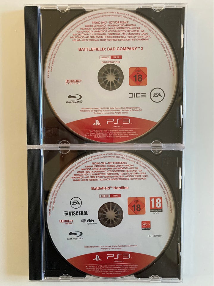 Battlefield Promo disks, PS3