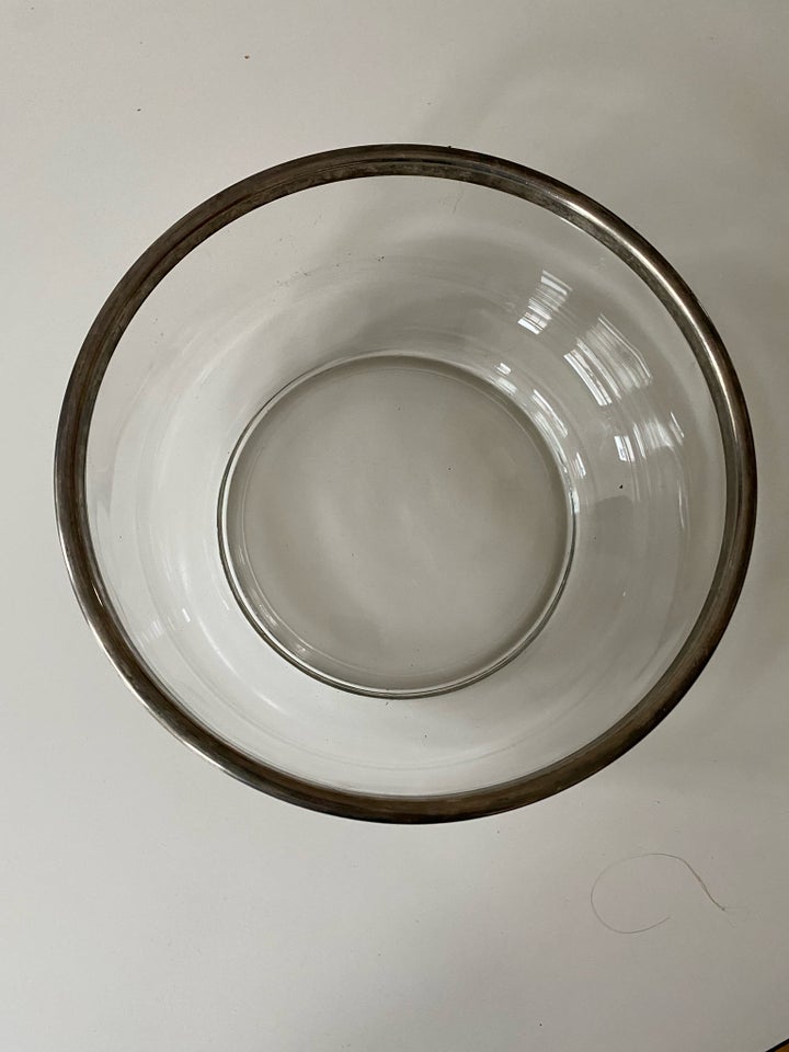 Glas Art Deco skål Vintage