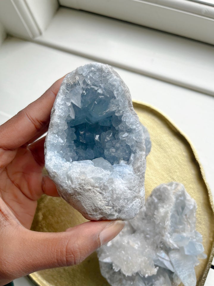 Smykker og sten, Celestit Geode