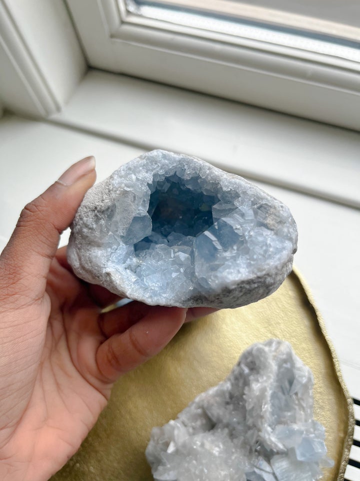 Smykker og sten, Celestit Geode