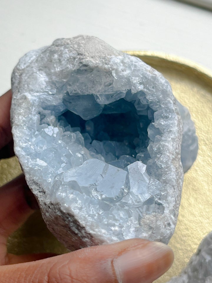 Smykker og sten, Celestit Geode