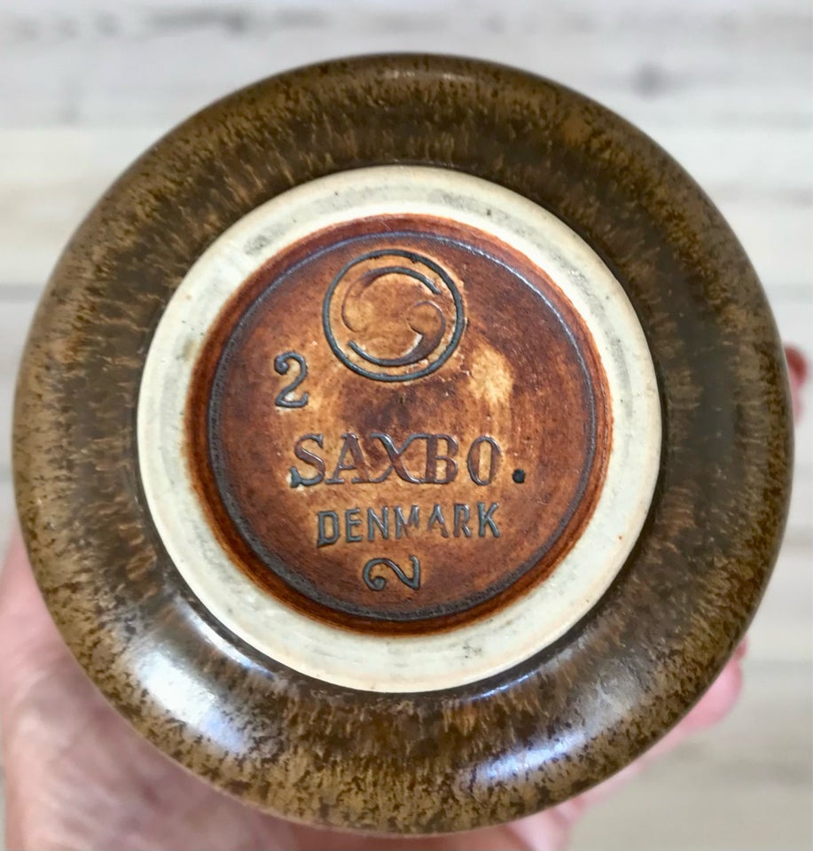 Saxbo Vase Keramik 60 år gl